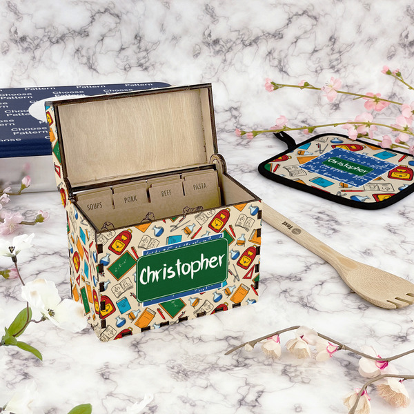 Math Lesson Recipe Box - Full Color - In Context