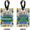 Math Lesson Rectangle Luggage Tag (Front + Back)