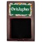 Math Lesson Red Mahogany Sticky Note Holder - Flat