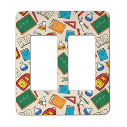 Math Lesson Rocker Style Light Switch Cover - Two Switch