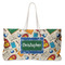 Math Lesson Large Rope Tote Bag - Front View