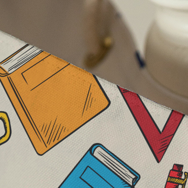 Math Lesson Large Rope Tote - Close Up View