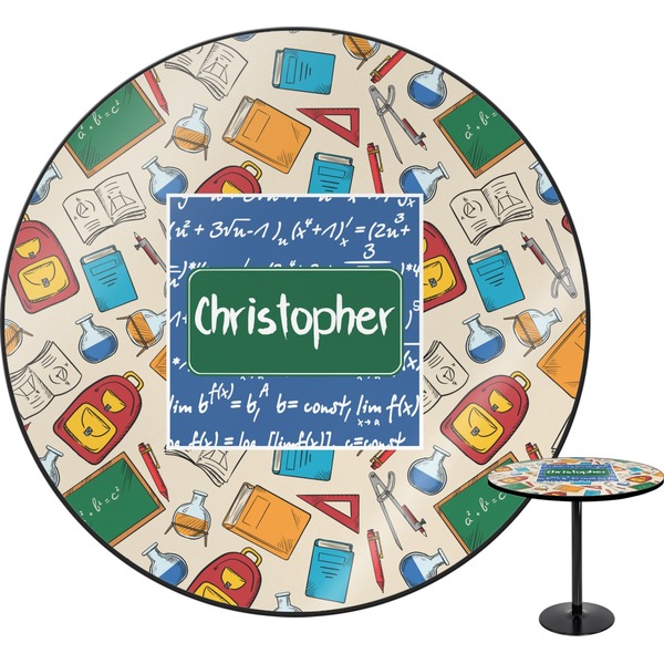 Custom Math Lesson Round Table - 24" (Personalized)