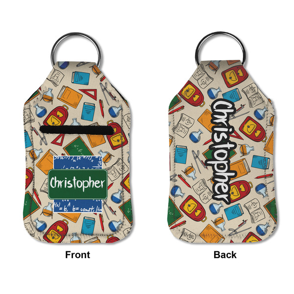 Math Lesson Sanitizer Holder Keychain - Small APPROVAL (Flat)