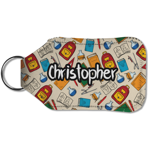 Math Lesson Sanitizer Holder Keychain - Small (Back)