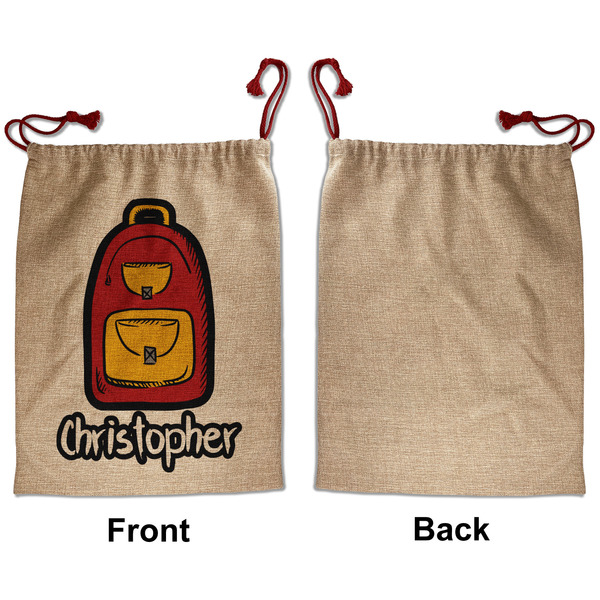 Math Lesson Santa Bag - Approval - Front