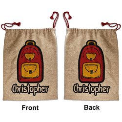 Math Lesson Santa Sack - Front & Back (Personalized)