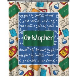 Math Lesson Extra Long Shower Curtain - 70"x84" (Personalized)