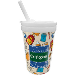 Math Lesson Sippy Cup with Straw (Personalized)