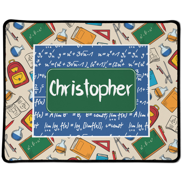 Custom Math Lesson Large Gaming Mouse Pad - 12.5" x 10" (Personalized)