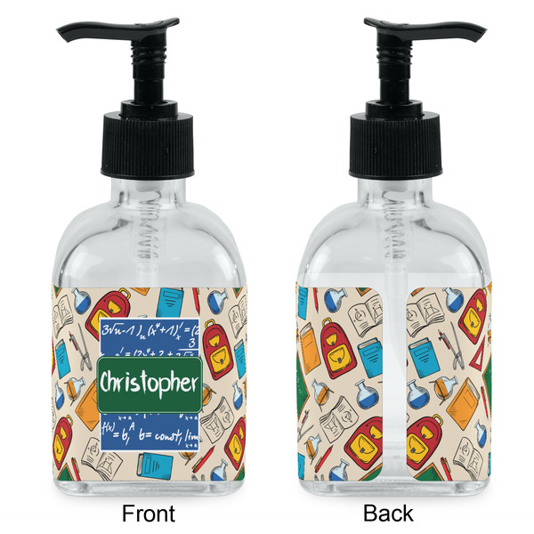 Math Lesson Glass Soap/Lotion Dispenser - Approval