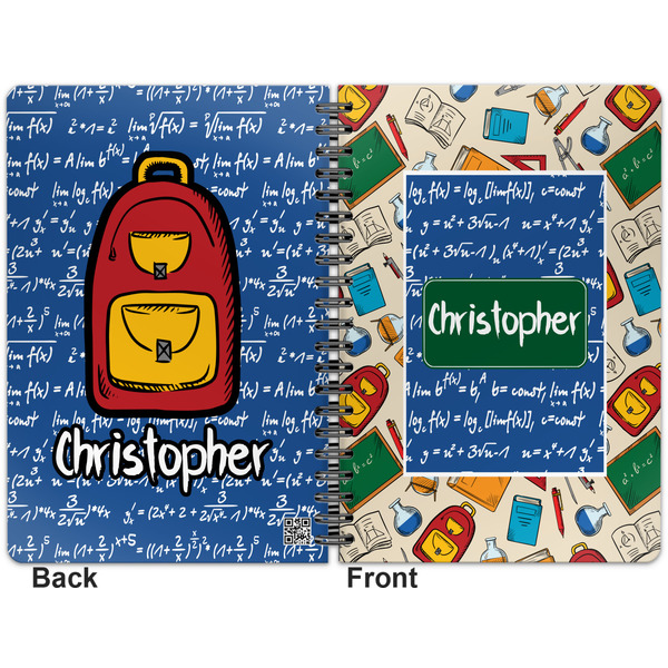 Math Lesson Spiral Journal 7 x 10 - Apvl