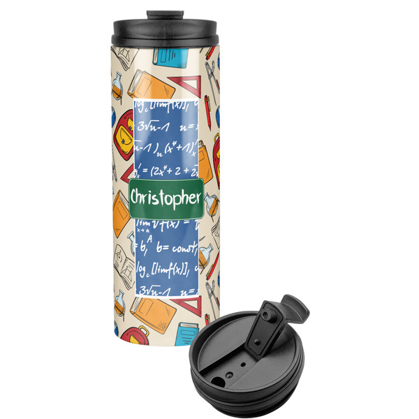 Custom Math Lesson Stainless Steel Skinny Tumbler (Personalized)