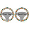 Math Lesson Steering Wheel Cover- Front and Back