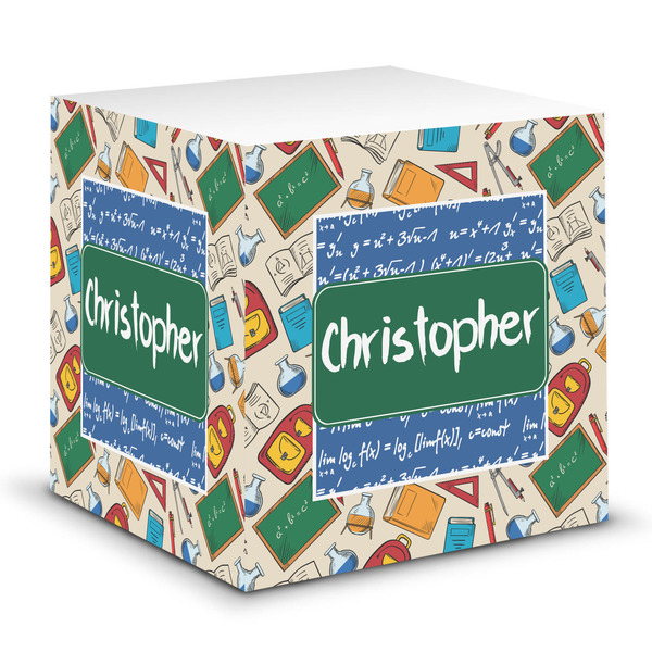 Custom Math Lesson Sticky Note Cube (Personalized)