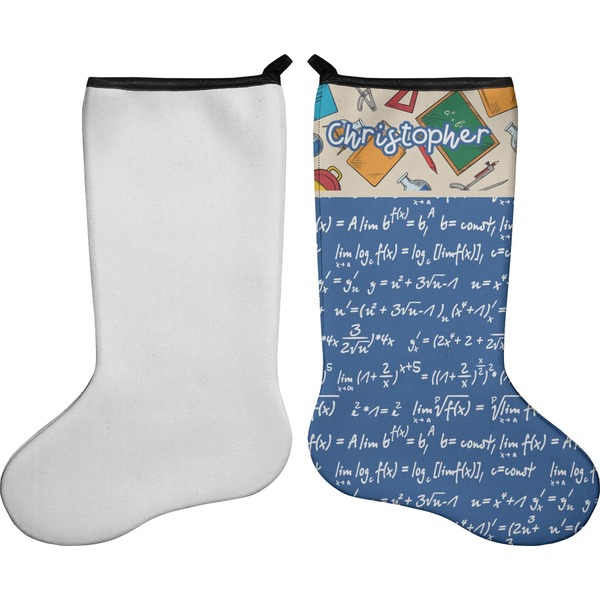 Math Lesson Stocking - Single-Sided - Approval