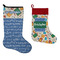 Math Lesson Stockings - Side by Side compare