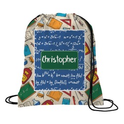 Math Lesson Drawstring Backpack (Personalized)