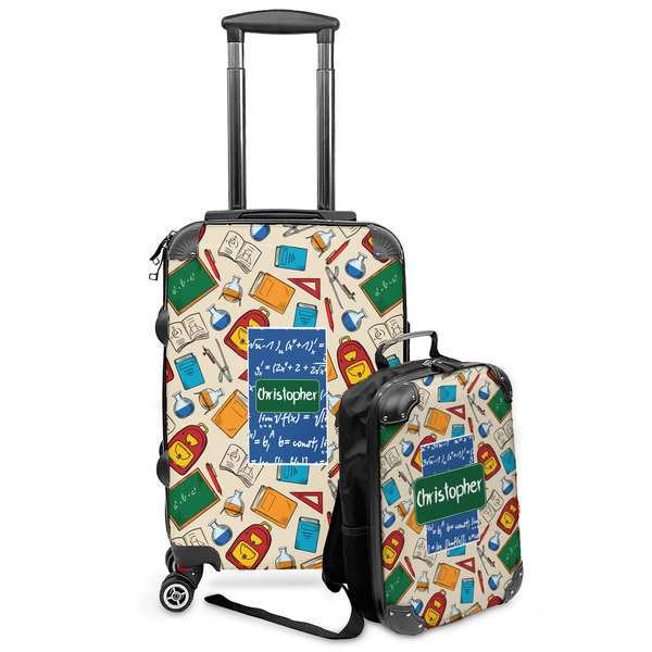 Custom Math Lesson Kids 2-Piece Luggage Set - Suitcase & Backpack (Personalized)
