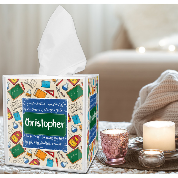 Math Lesson Tissue Box - LIFESTYLE