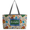 Math Lesson Tote w/Black Handles - Front View