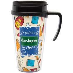 Math Lesson Acrylic Travel Mug with Handle (Personalized)