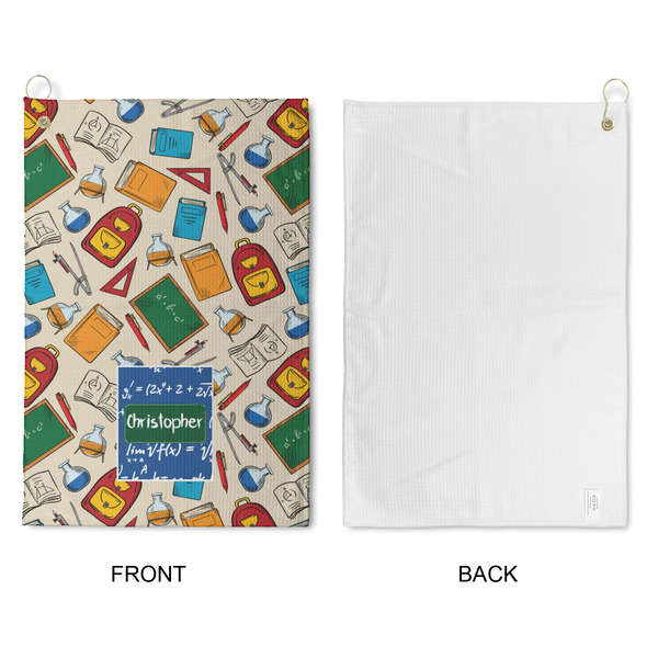 Math Lesson Waffle Weave Golf Towel - Approval