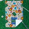 Math Lesson Waffle Weave Golf Towel - In Context