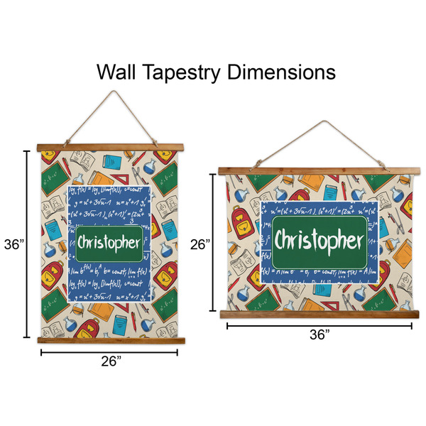 Math Lesson Wall Hanging Tapestries - Parent/Sizing