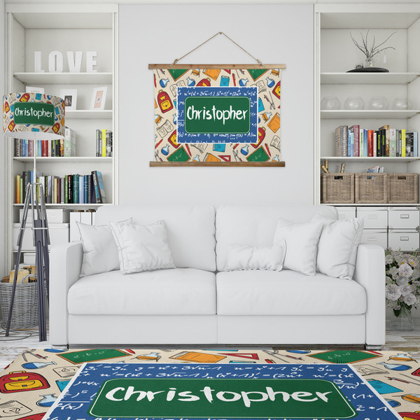 Math Lesson Wall Hanging Tapestry - IN CONTEXT