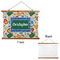 Math Lesson Wall Hanging Tapestry - Landscape - APPROVAL
