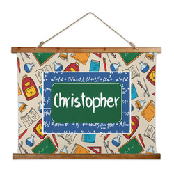 Math Lesson Wall Hanging Tapestry - Wide (Personalized)