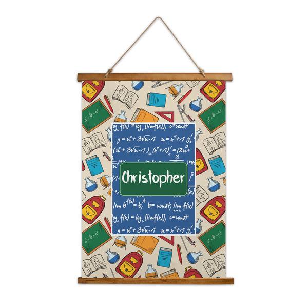 Custom Math Lesson Wall Hanging Tapestry - Tall (Personalized)