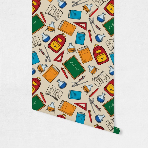 Math Lesson Wallpaper on Wall