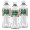 Math Lesson Water Bottle Labels - Front View