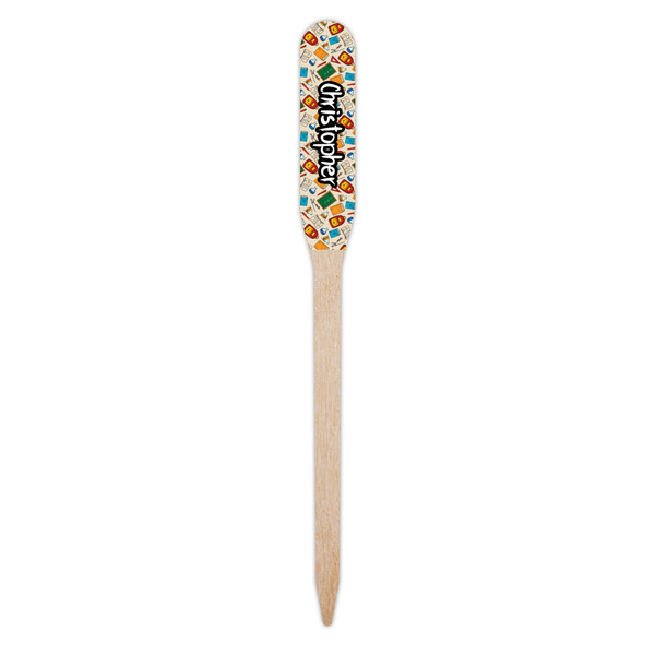 Math Lesson Wooden Food Pick - Paddle - Single Pick