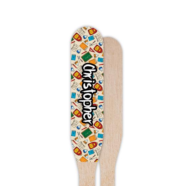 Math Lesson Wooden Food Pick - Paddle - Single Sided - Front & Back