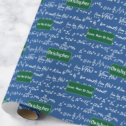Math Lesson Wrapping Paper Roll - Large - Matte (Personalized)