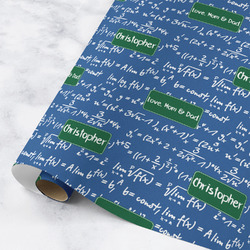 Math Lesson Wrapping Paper Roll - Medium - Matte (Personalized)