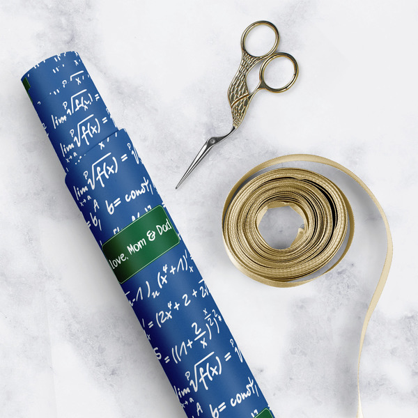 Math Lesson Wrapping Paper Rolls - Lifestyle 1