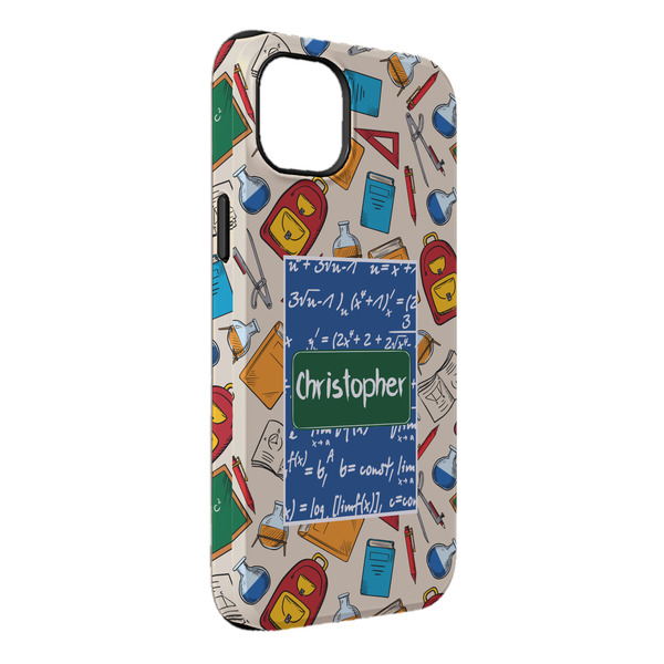 Custom Math Lesson iPhone Case - Rubber Lined - iPhone 14 Plus (Personalized)