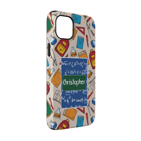 Custom Math Lesson iPhone Case - Rubber Lined - iPhone 14 (Personalized)