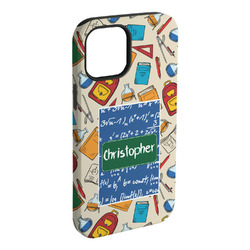 Math Lesson iPhone Case - Rubber Lined (Personalized)