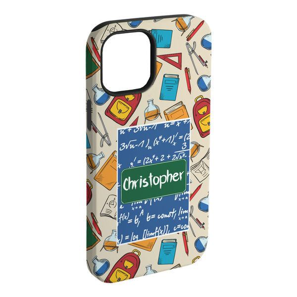 Custom Math Lesson iPhone Case - Rubber Lined (Personalized)