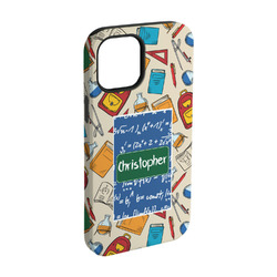 Math Lesson iPhone Case - Rubber Lined - iPhone 15 (Personalized)