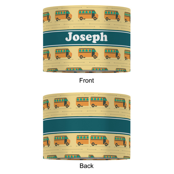 School Bus 12" Drum Lampshade - APPROVAL (Fabric)
