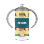 School Bus 12 oz Stainless Steel Sippy Cup (Personalized)