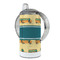 School Bus 12 oz Stainless Steel Sippy Cups - FULL (back angle)