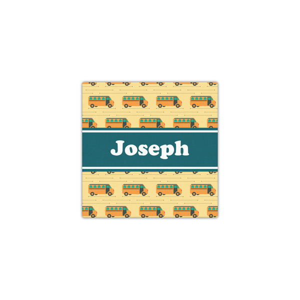 School Bus 12x12 - Canvas Print - Front View