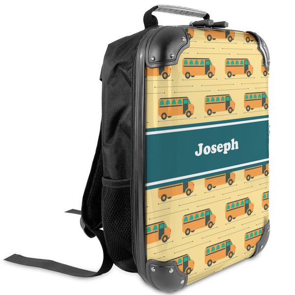 Custom School Bus Kids Hard Shell Backpack (Personalized)